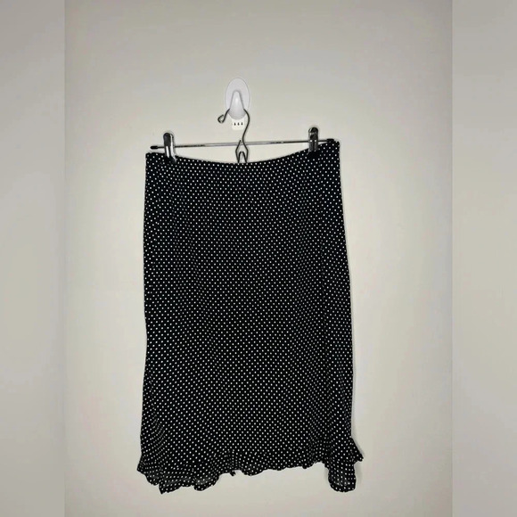 VINTAGE Retro Susan Lawrence POLKA DOT SKIRT - Picture 4 of 11